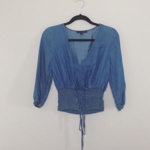 Chambray top